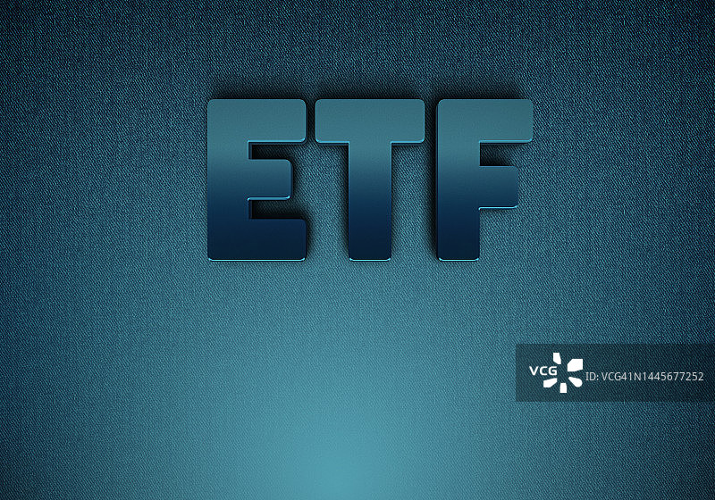 3D交易所交易基金图片素材