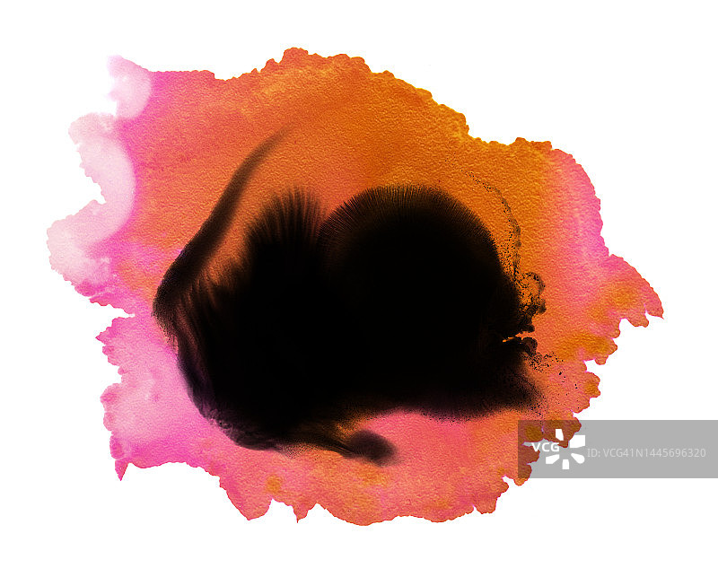 黑色和红色油漆滴状抽象背景图片素材