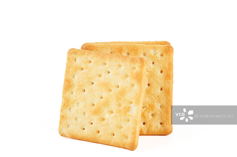 白色背景下的饼干图片素材