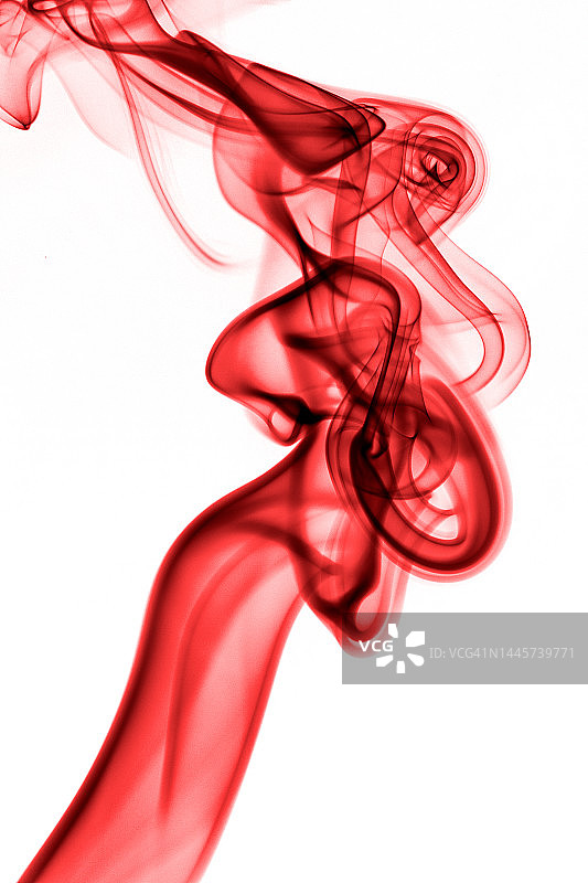 红色烟雾螺旋图片素材