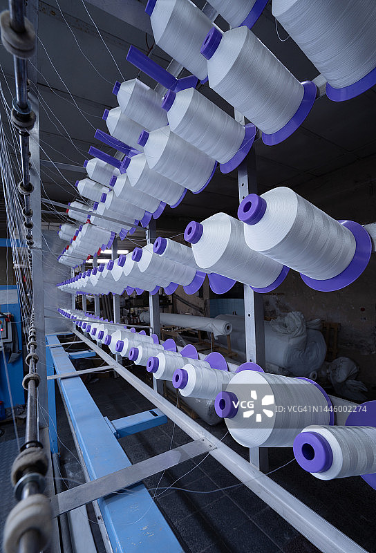 纺织生产针织机图片素材