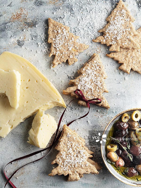 圣诞饼干、奶酪饼干图片素材