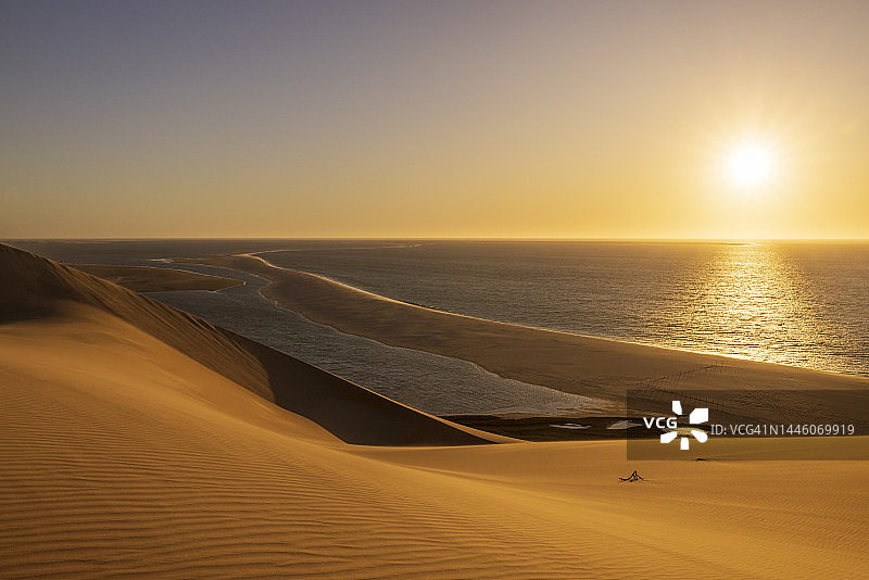 纳米比亚三明治港沙丘图片素材