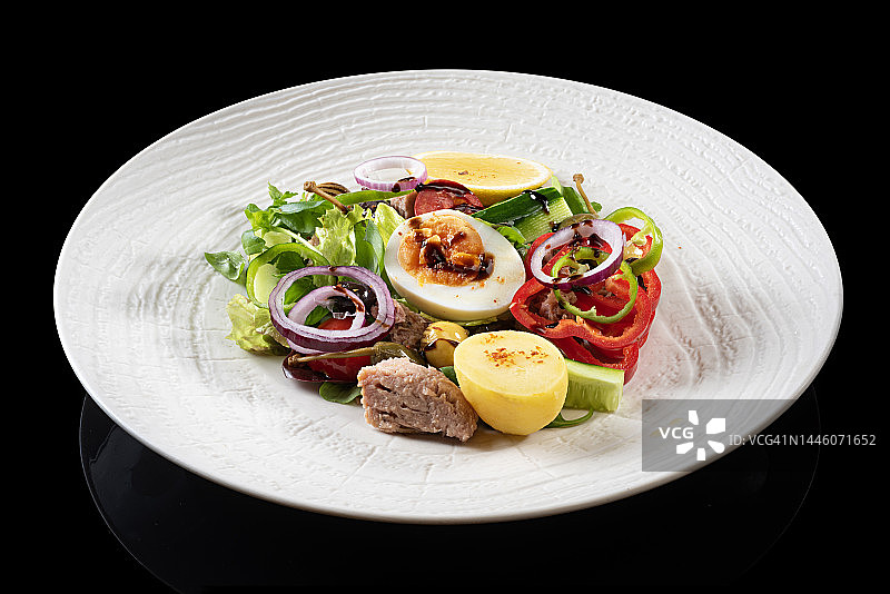 尼斯沙拉图片素材