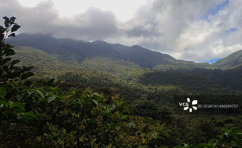 哥斯达黎加的特诺里奥火山国家公园图片素材