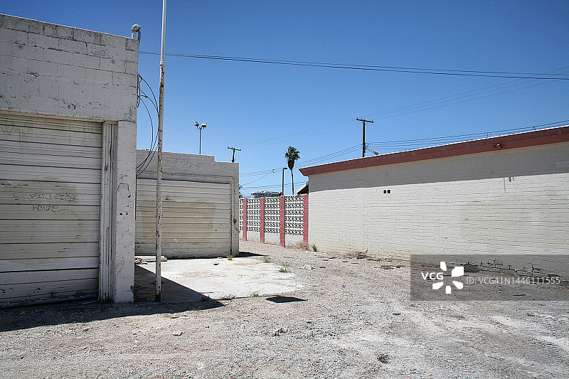 拉斯维加斯市中心的小巷图片素材