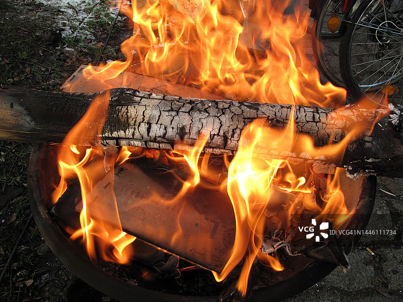 火焰特写图片素材