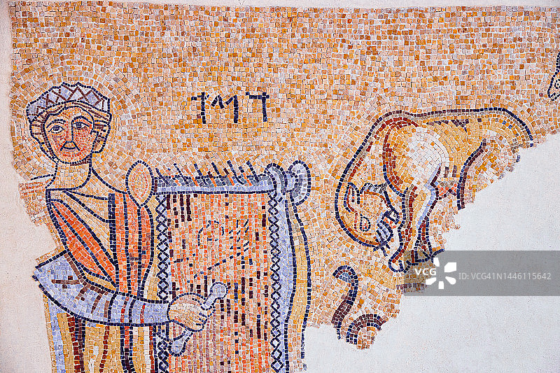 犹太省的古希腊马赛克图片素材
