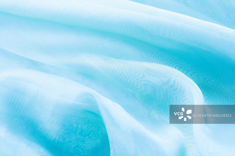 蓝色丝绸背景图片素材