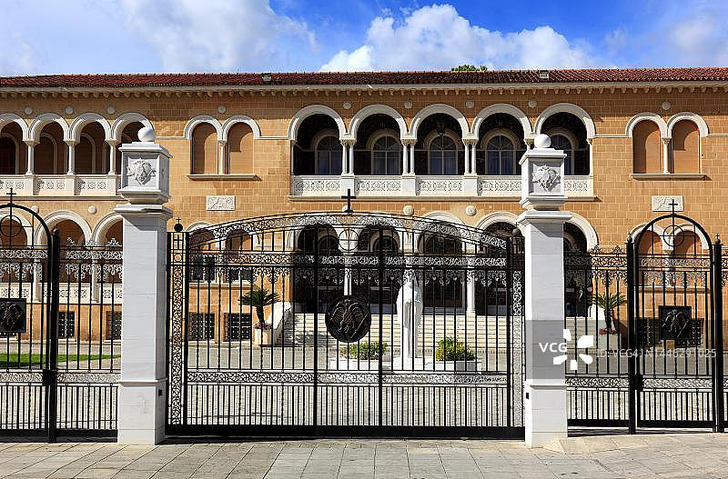 尼科西亚，Kyprianou广场大主教宫殿，塞浦路斯图片素材