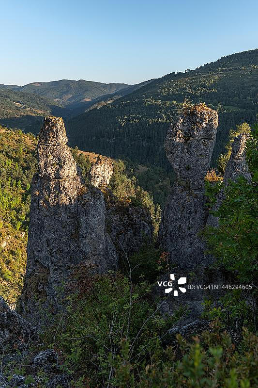 塞文山国家公园的约恩特峡谷图片素材