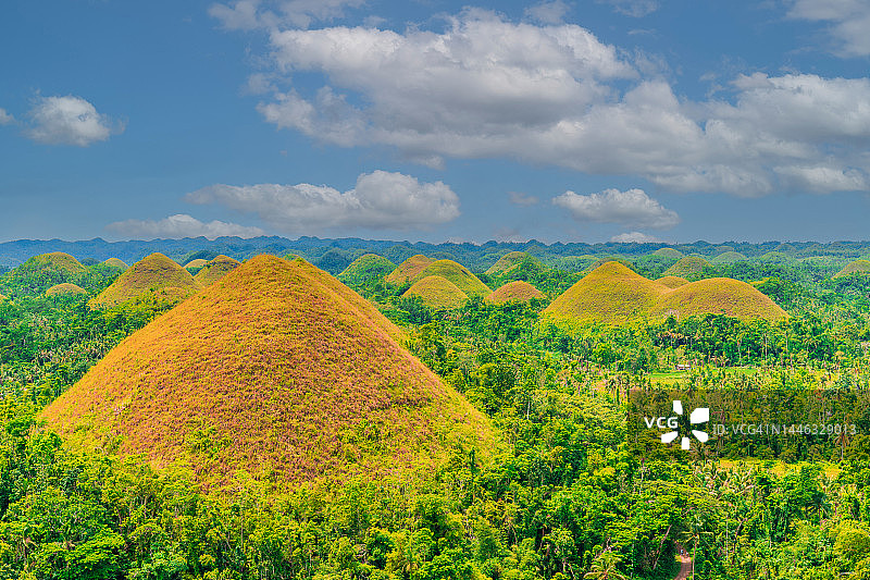 菲律宾薄荷岛巧克力山图片素材