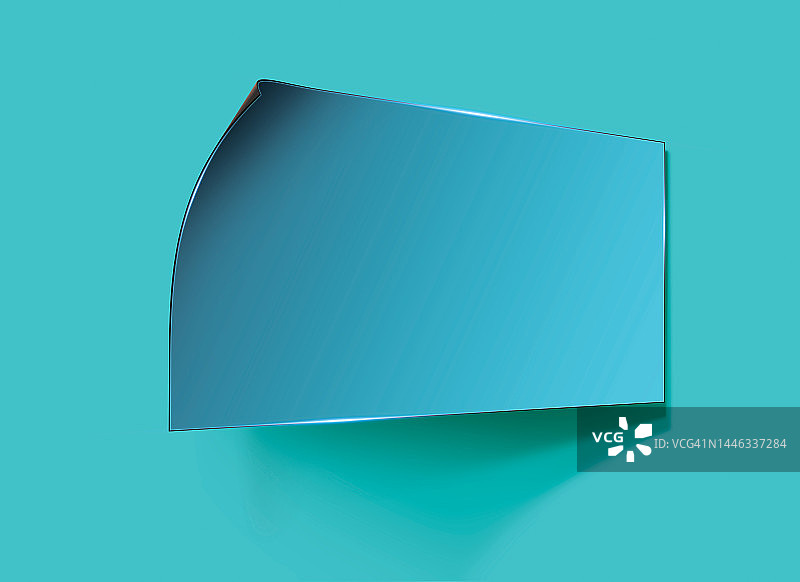 弯曲的3D单片面板静物图片素材