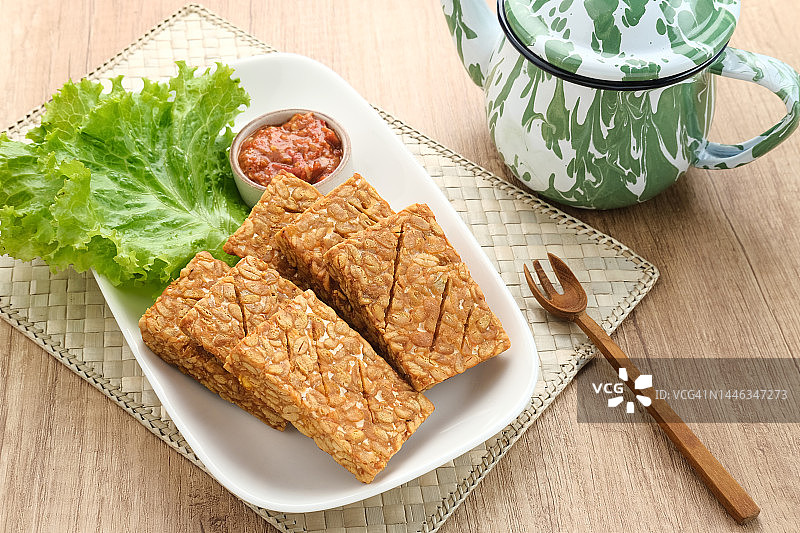 印尼炸豆豉图片素材