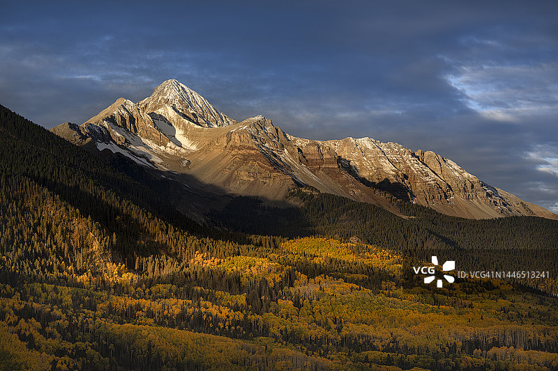 威尔逊峰日出图片素材