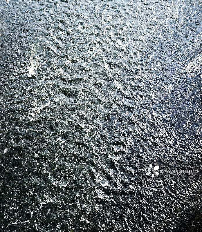 从上方看到的特拉华河水流图片素材