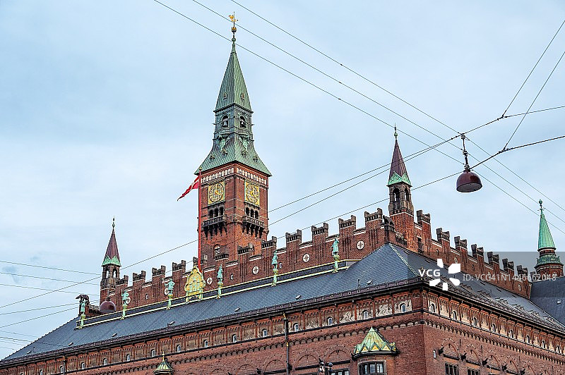 哥本哈根市政厅，丹麦图片素材