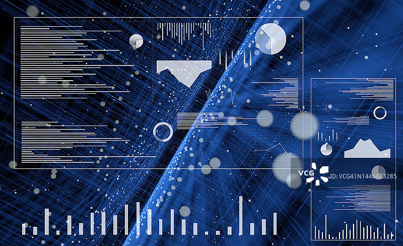 大数据概念信息图图片素材