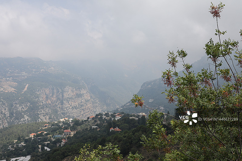 黎巴嫩山村图片素材