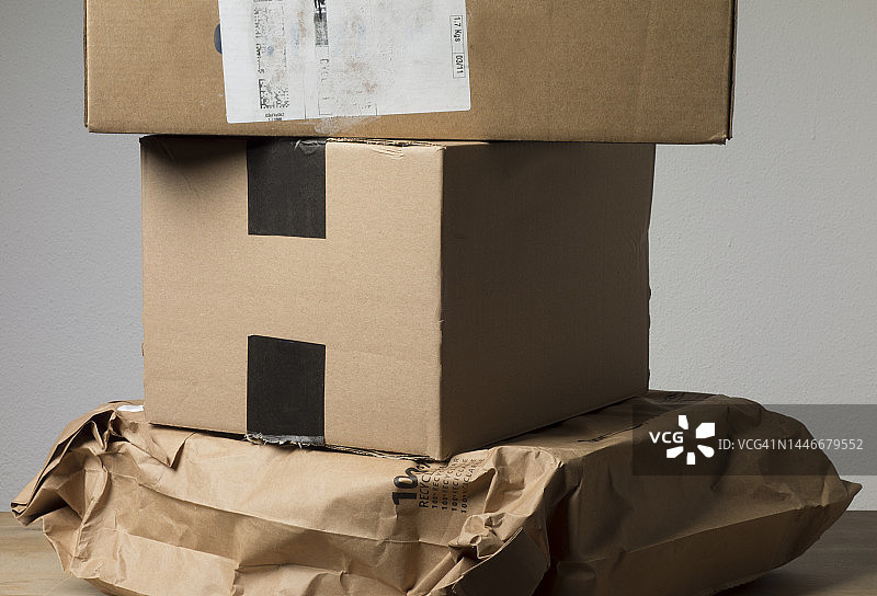 纸板箱包装图片素材