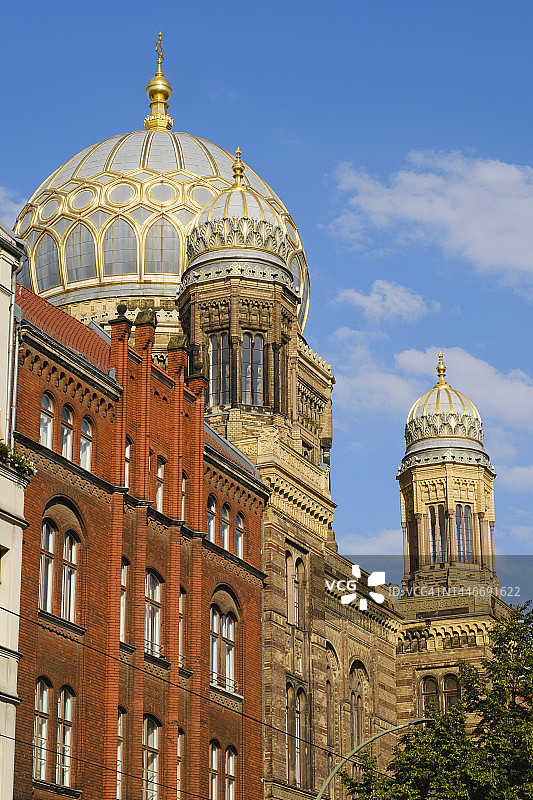 德国柏林：新犹太会堂外观图片素材