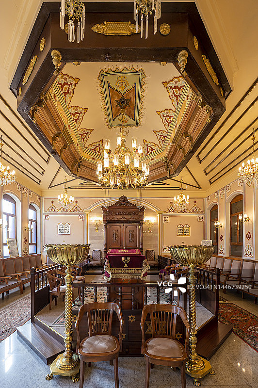 伊斯坦布尔哈斯寇伊的马阿莱姆犹太教堂图片素材