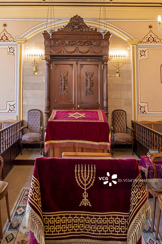 伊斯坦布尔哈斯寇伊的马阿莱姆犹太教堂图片素材