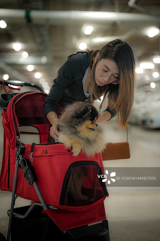 一起逛购物中心图片素材