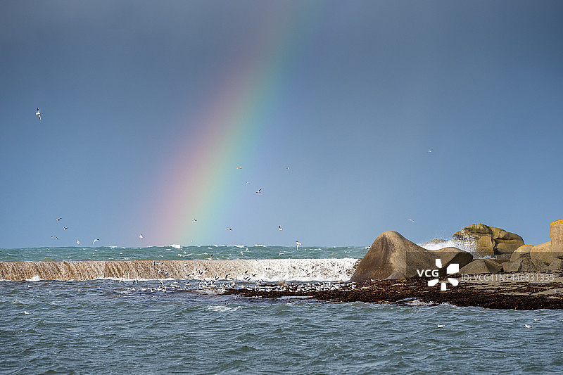 布列塔尼的暴风雨图片素材