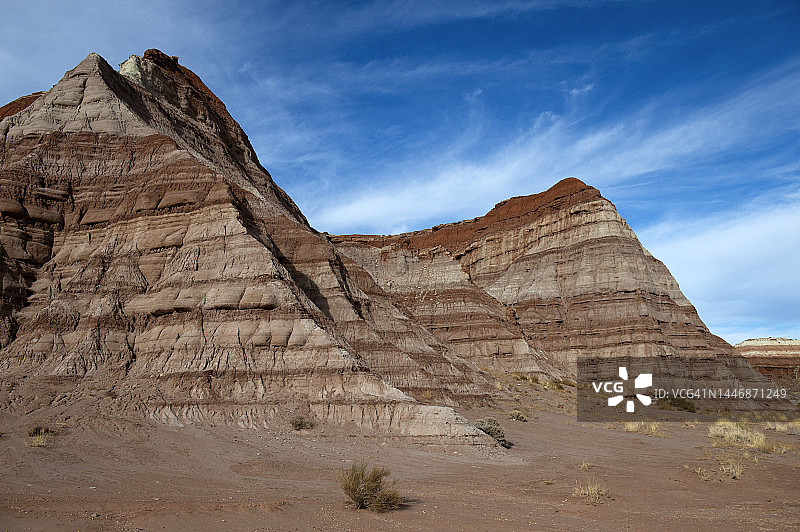 凯帕罗维茨高原大阶梯的沉积岩图片素材