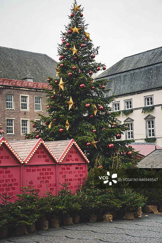 杜塞尔多夫圣诞市场图片素材