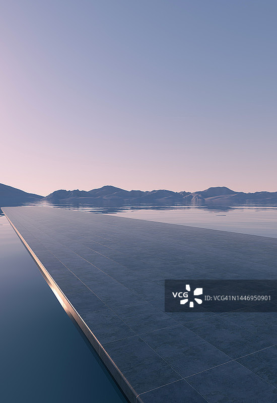 海边混凝土建筑图片素材