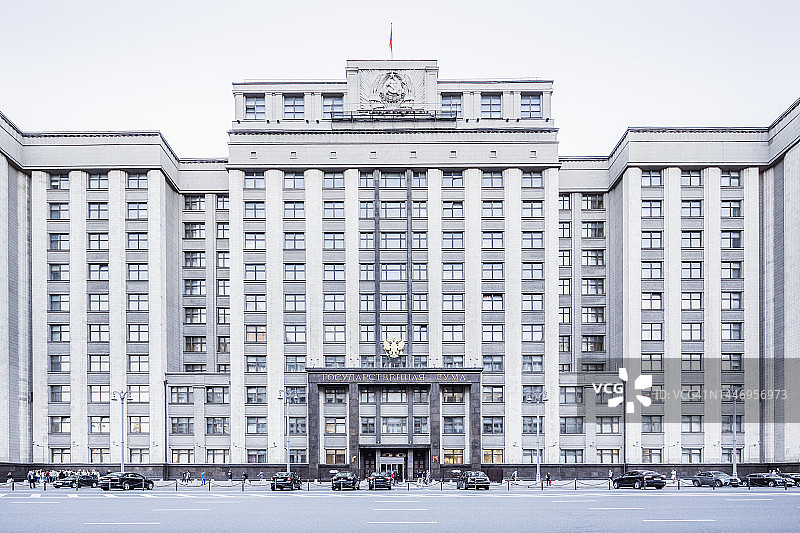议会下院或国家杜马大楼图片素材
