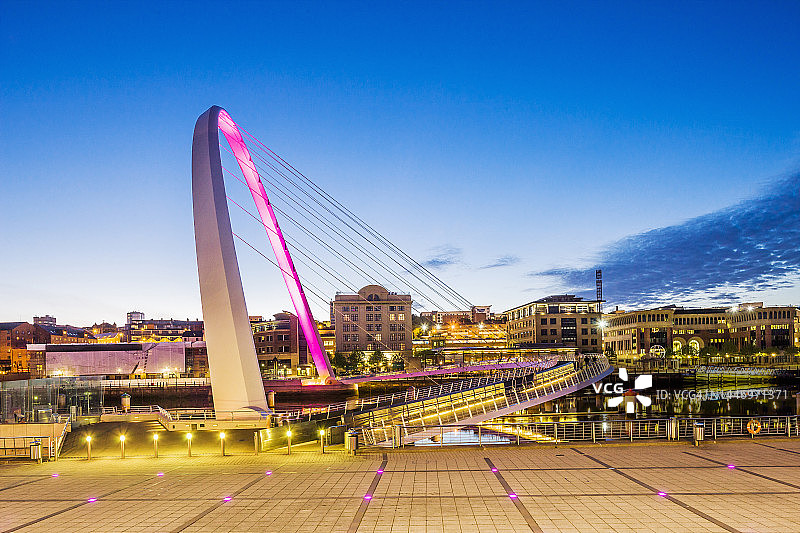 盖茨黑德千禧桥图片素材