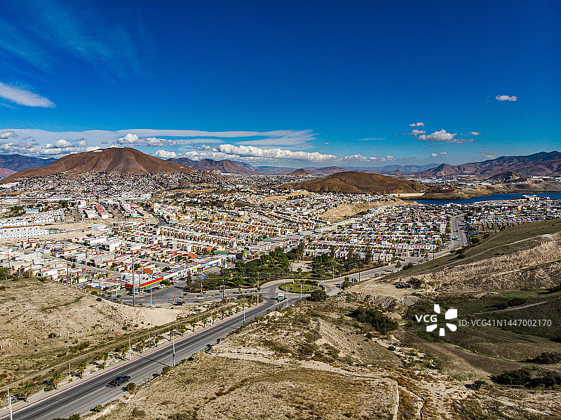 蒂华纳城市美丽全景图片素材