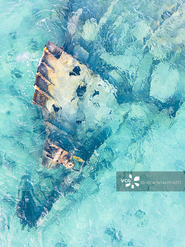 开曼群岛大开曼岛Gamma号残骸图片素材