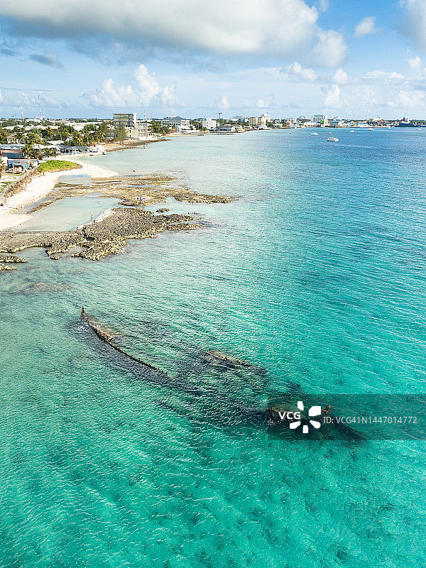 开曼群岛大开曼岛Gamma号残骸图片素材