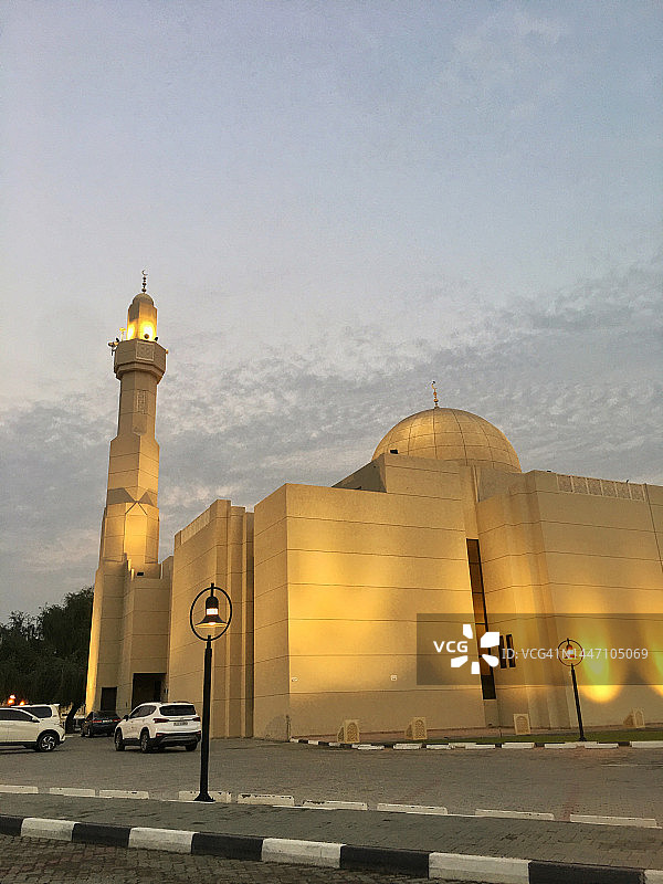 沙迦清真寺之美图片素材