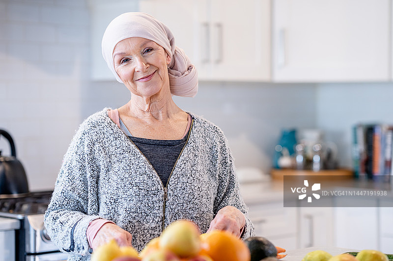 健康生活的癌症患者图片素材