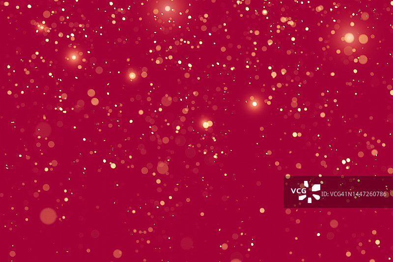 品红色背景上的许多模糊的明亮五彩纸屑，适合您设计的节日彩色背景，圣诞快乐，新年快乐图片素材
