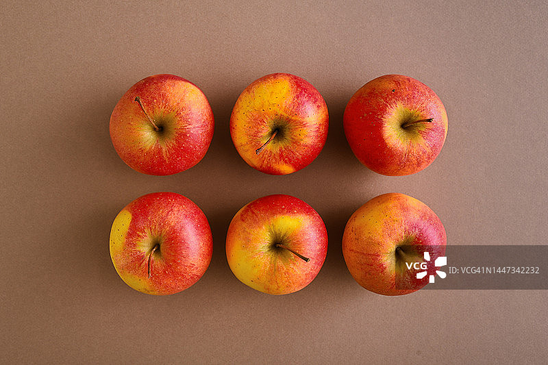 六个苹果图片素材
