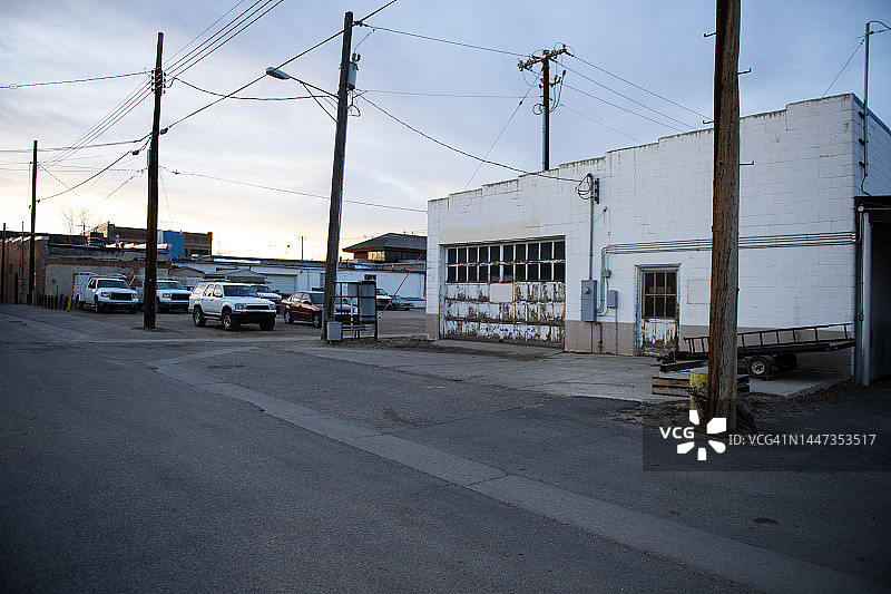 谢里丹市中心一处废弃建筑图片素材