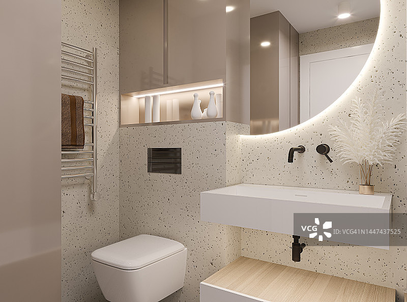 现代浴室图片素材