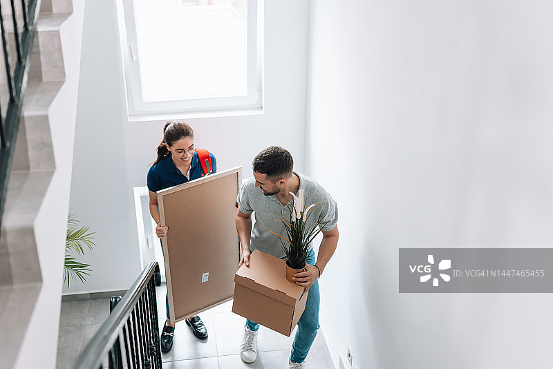 共同拥有的第一套公寓图片素材