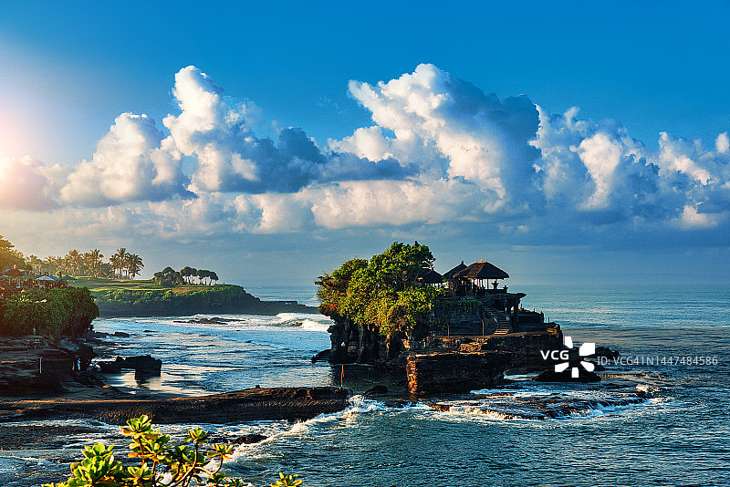 巴厘岛海神庙印度教寺庙图片素材