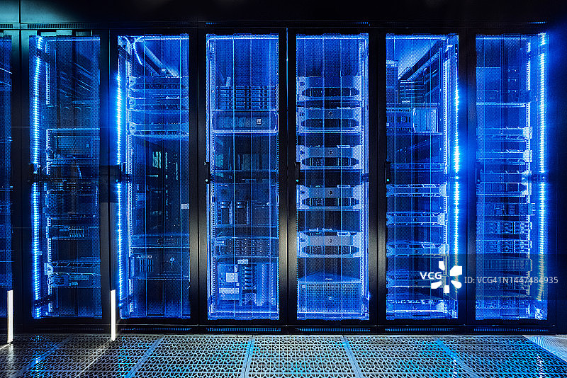 计算机网络服务器机房图片素材