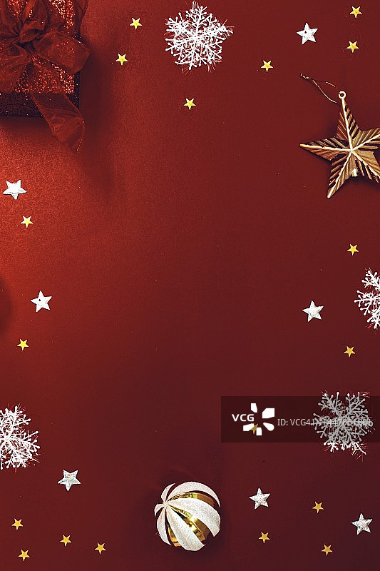 圣诞装饰，含文案空间图片素材