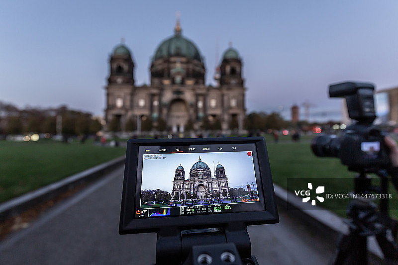 拍摄德国柏林大教堂图片素材