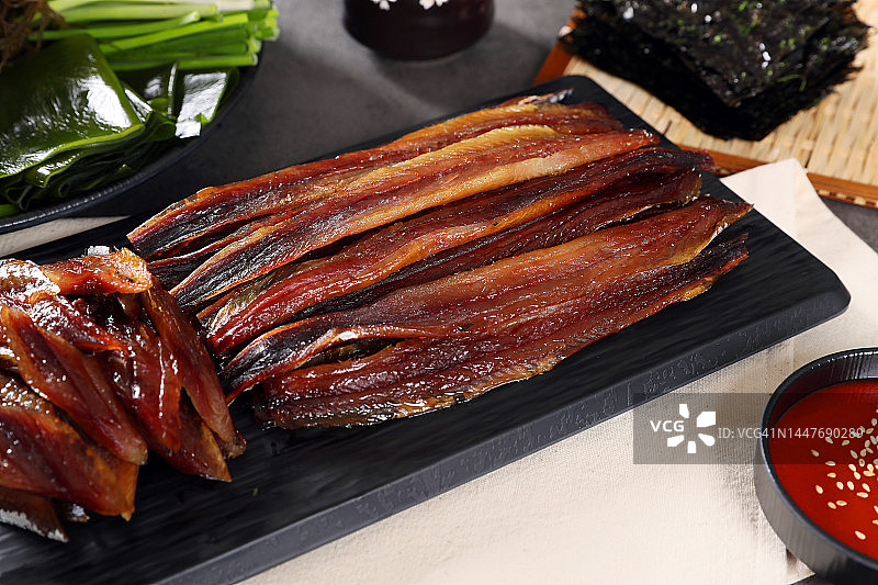 半干鲱鱼或旗鱼图片素材