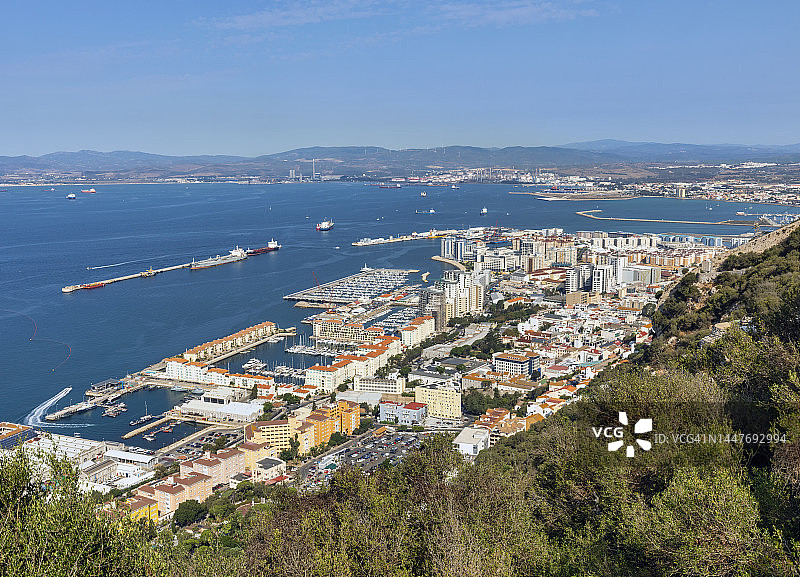 直布罗陀全景图片素材